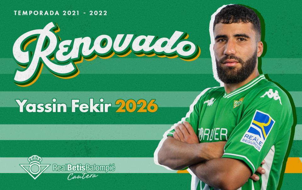 Yassin Fekir amplía su vinculación con el Real Betis