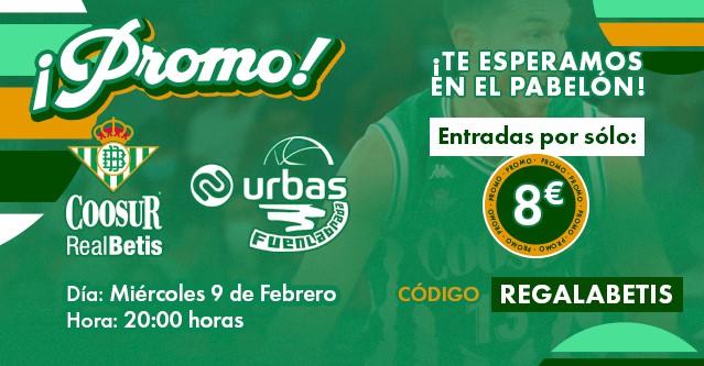 Entradas a 8 euros para el encuentro ante Urbas Fuenlabrada