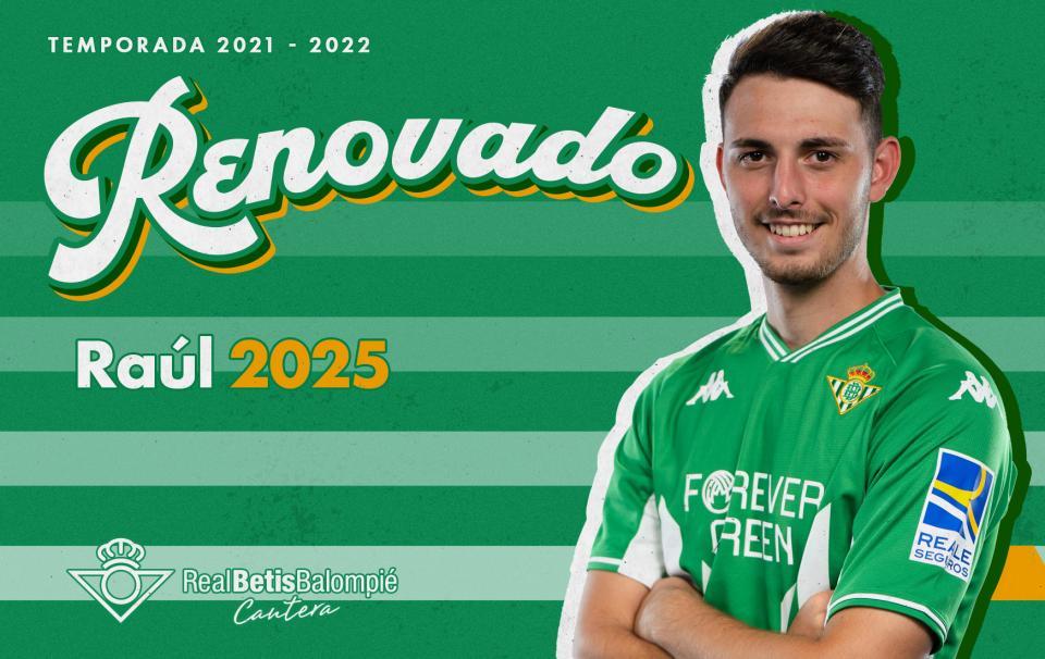 Raúl renueva su contrato con el Real Betis