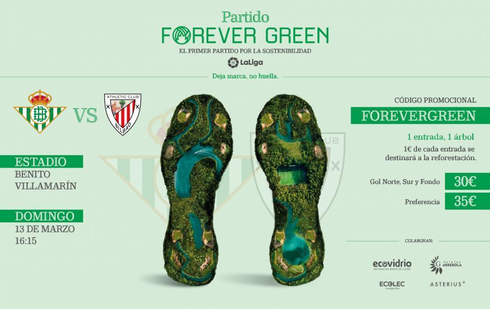 Promoción de entradas para el partido contra el Athletic Club