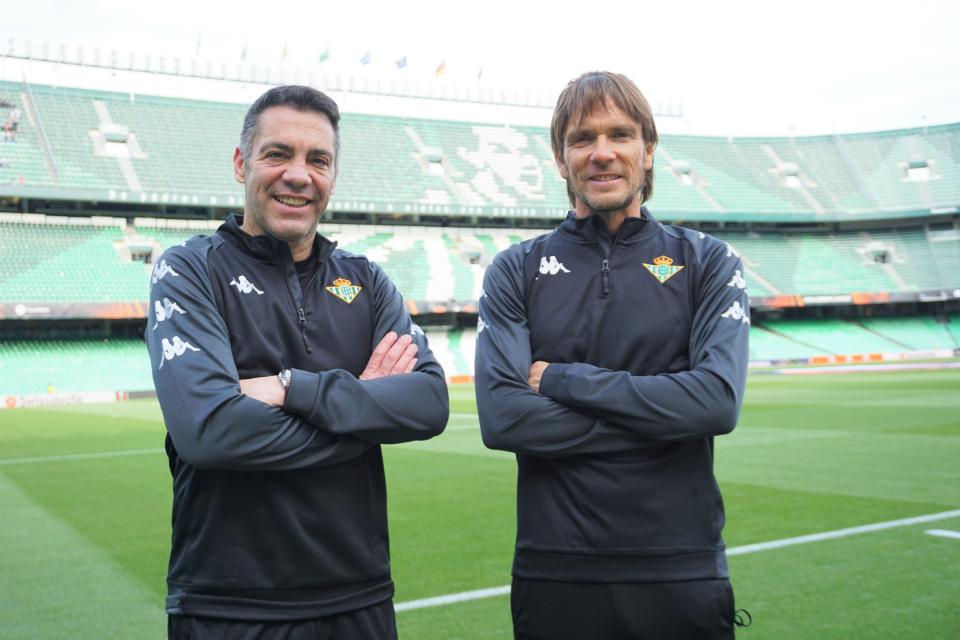 Pier Luigi Cherubino y Jesús Ruiz, cuerpo técnico del Real Betis Walking Football