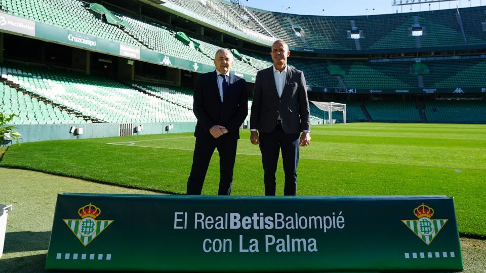 El Cabildo de La Palma agradece la donación del Real Betis Balompié a las personas afectadas por el volcán