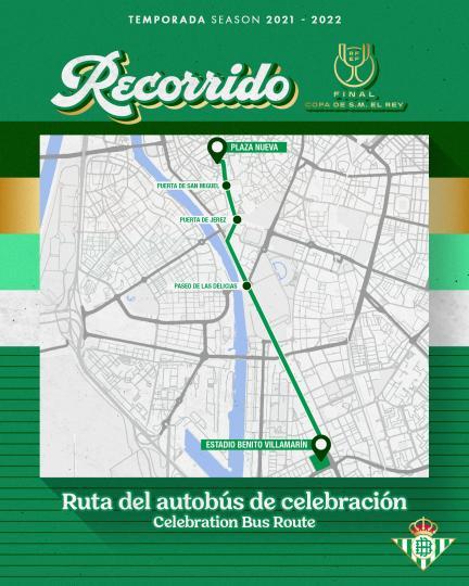 Información sobre la celebración de la Copa del Rey