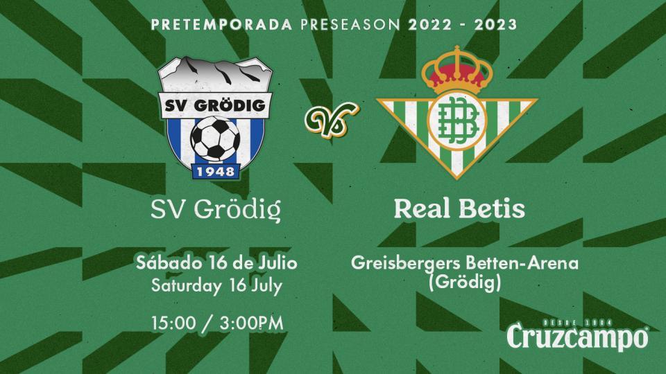 El Real Betis se medirá al SV Grödig en la pretemporada