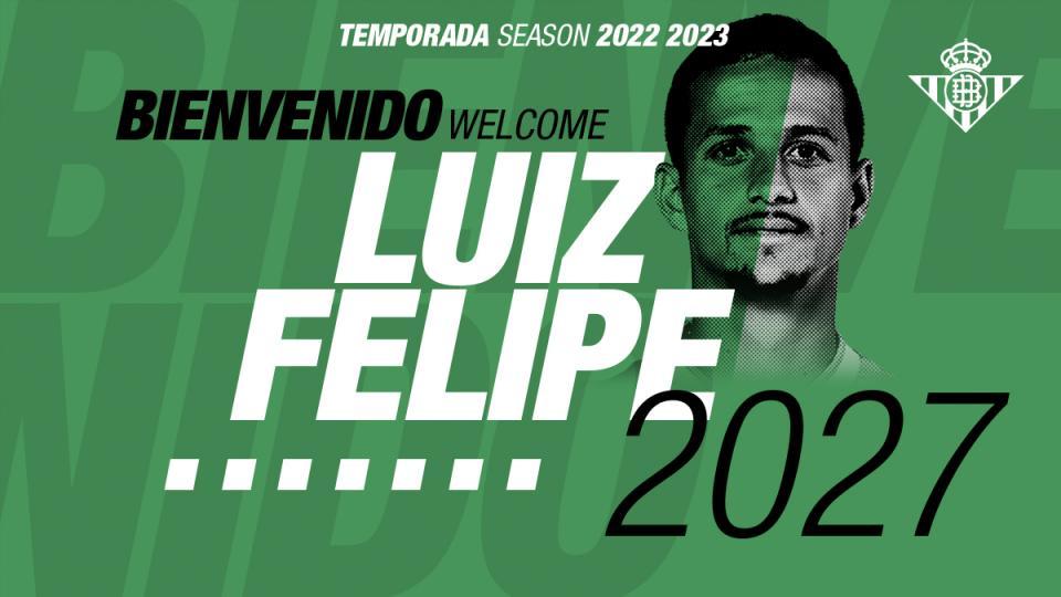 Luiz Felipe, nuevo jugador del Real Betis