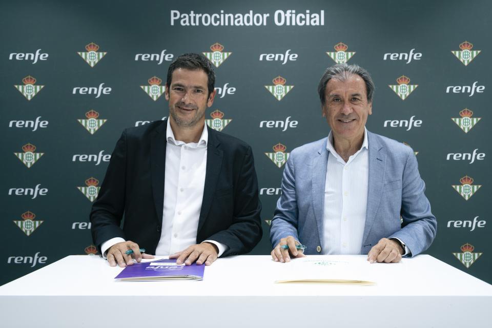 Renfe será Transporte Oficial del Real Betis Balompié y el Real Betis Baloncesto