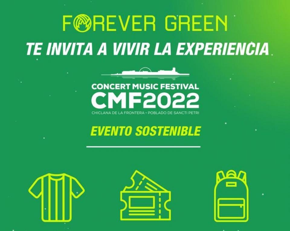 Forever Green te invita a vivir la experiencia Concert Music Festival con su modelo sostenible de evento musical