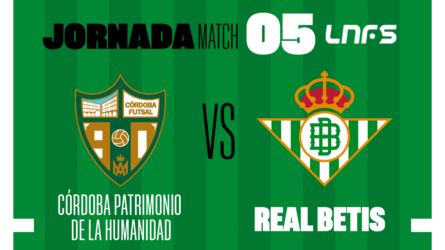 Córdoba Patrimonio de la Humanidad - Real Betis Futsal, sábado 22 de octubre a las 19:30 horas
