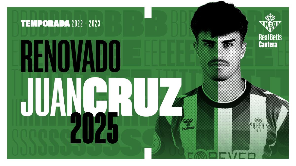 Juan Cruz renueva su contrato con el Real Betis