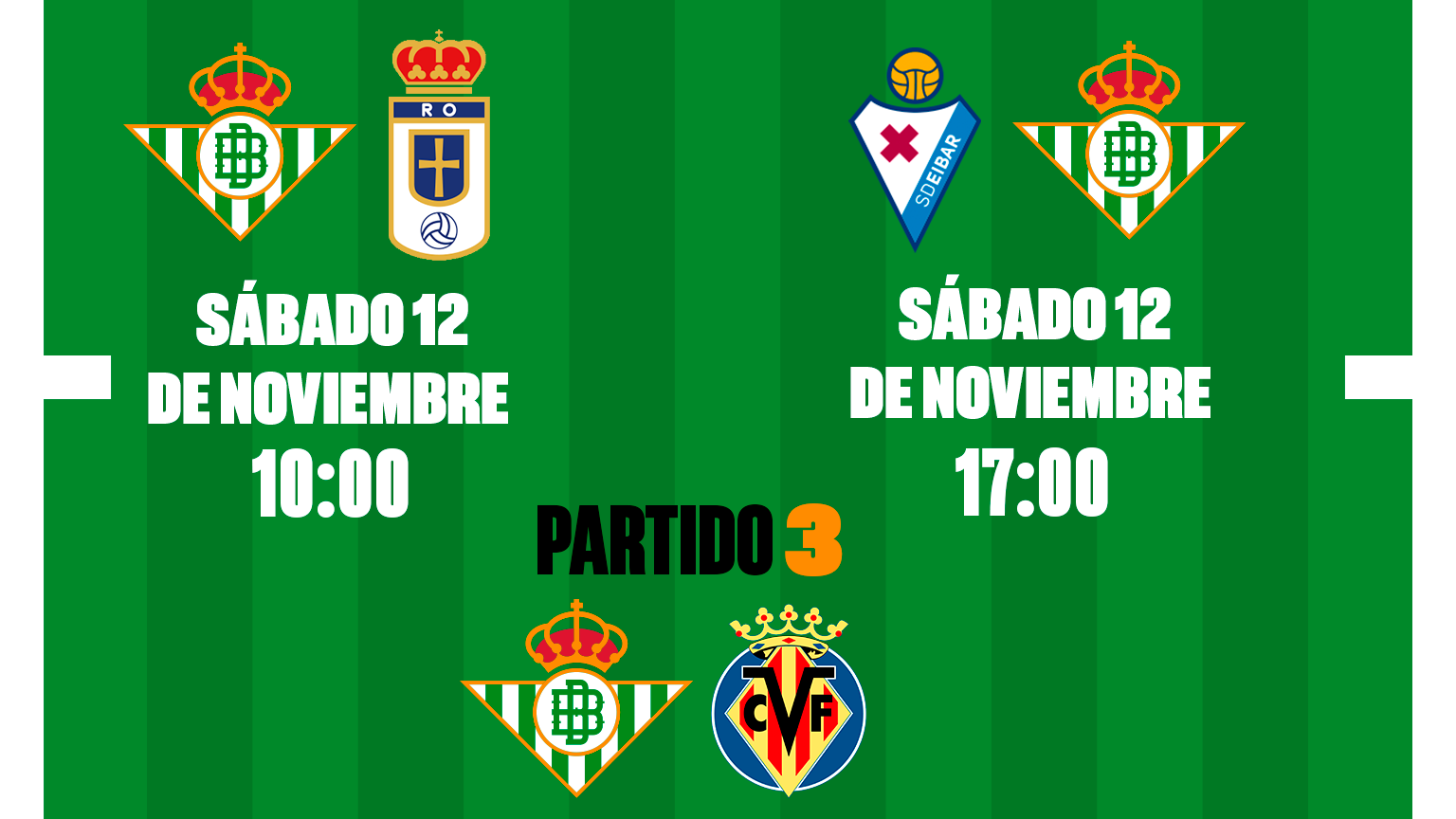 Los rivales del Betis Genuine para la primera fase de la temporada