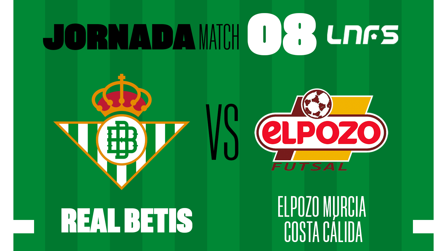 Real Betis Futsal - ElPozo Murcia Costa Cálida, domingo 13 de noviembre a las 12:00 horas