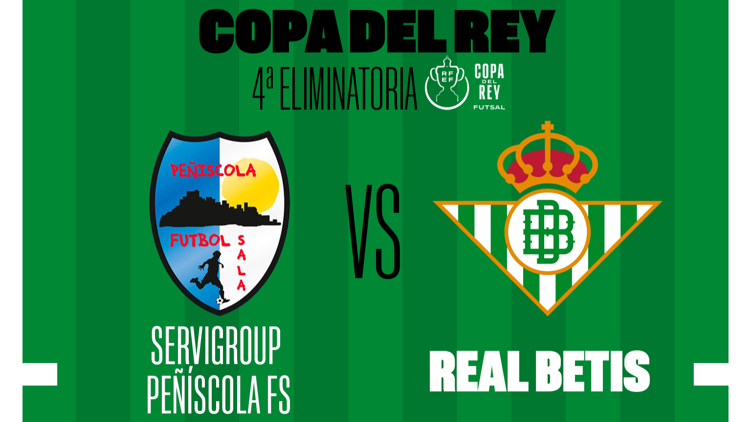 Servigroup Peñíscola FS - Real Betis Futsal, miércoles 16 de noviembre a las 20:00 horas