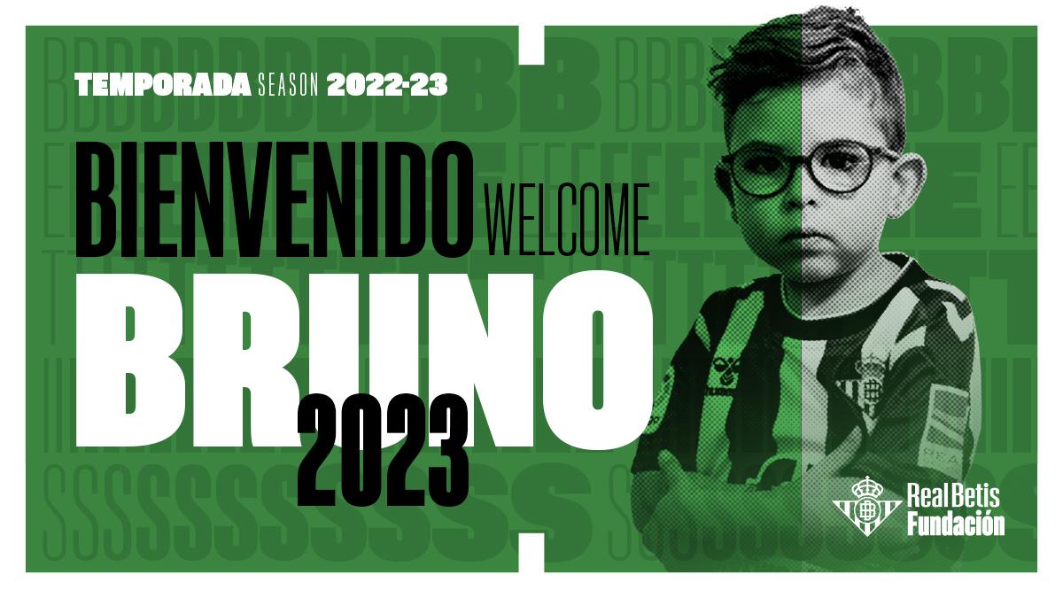 La Fundación Real Betis presenta a Bruno, el nuevo Fichaje Estrella del club verdiblanco