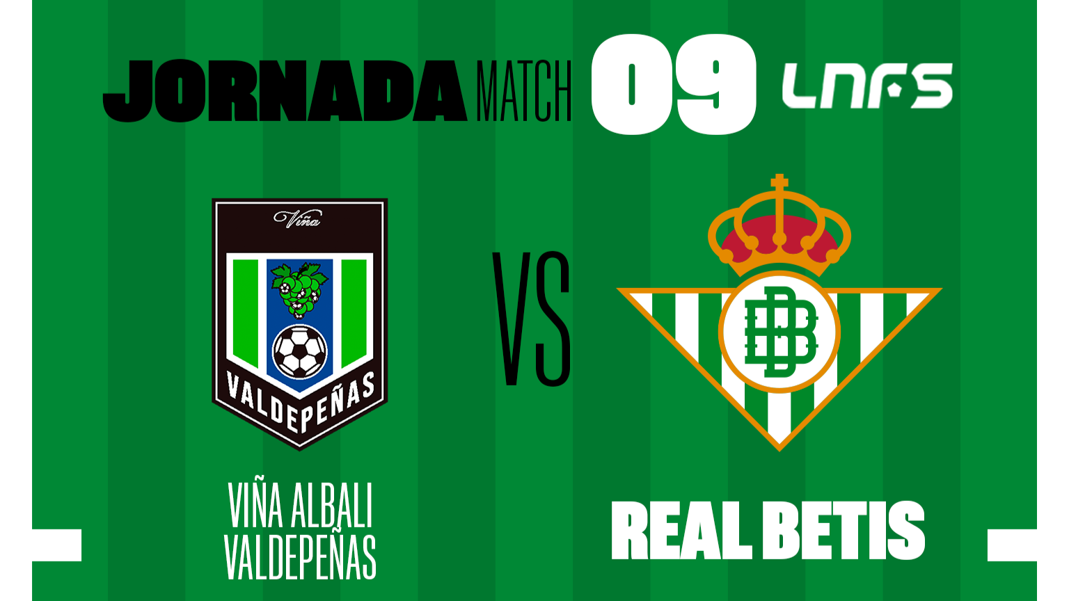 Viña Albali Valdepeñas - Real Betis Futsal, sábado 19 de noviembre a las 20:30 horas