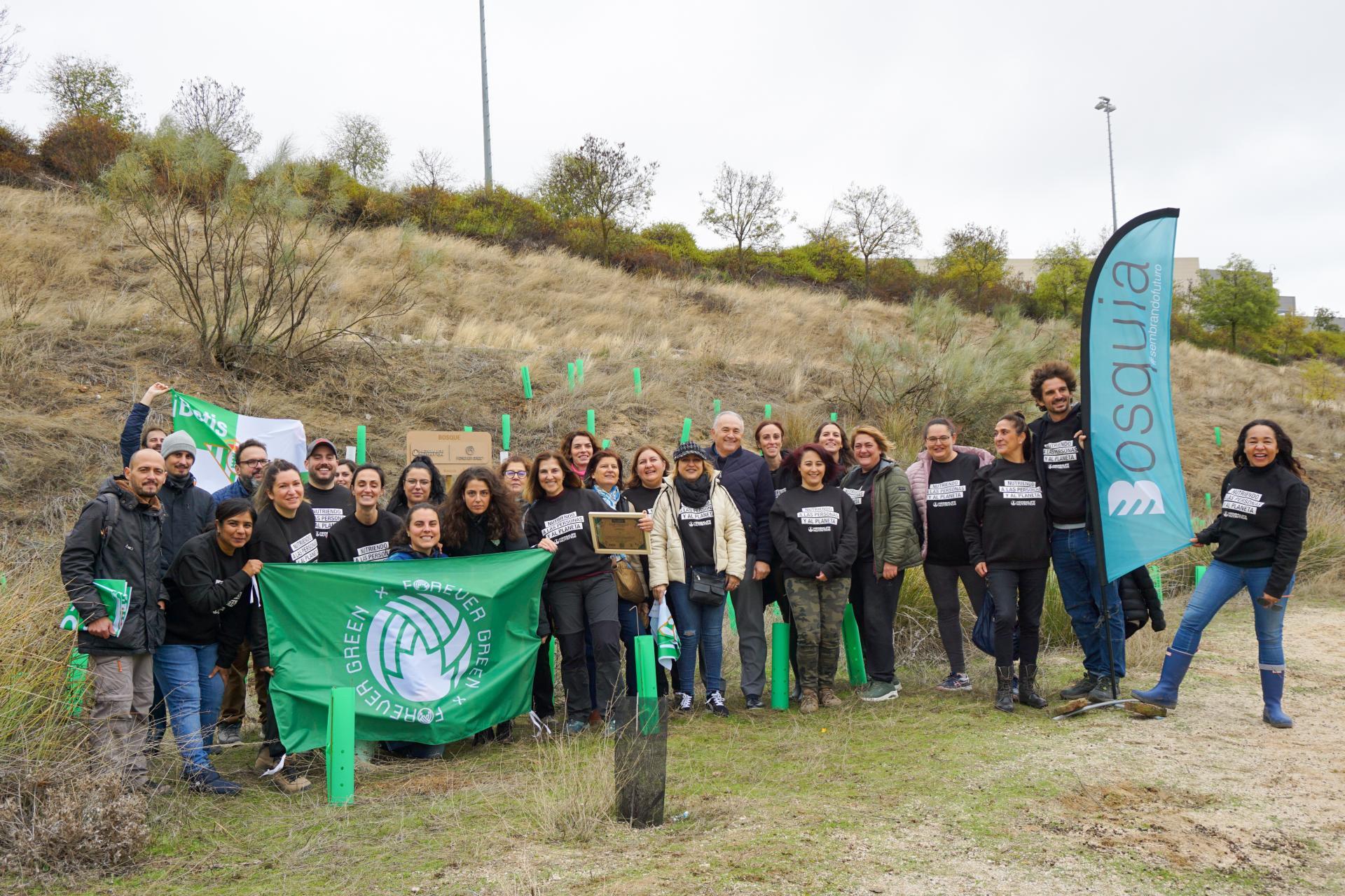 El Real Betis y Herbalife Nutrition reforestan un bosque en Pozuelo de Alarcón (Madrid)