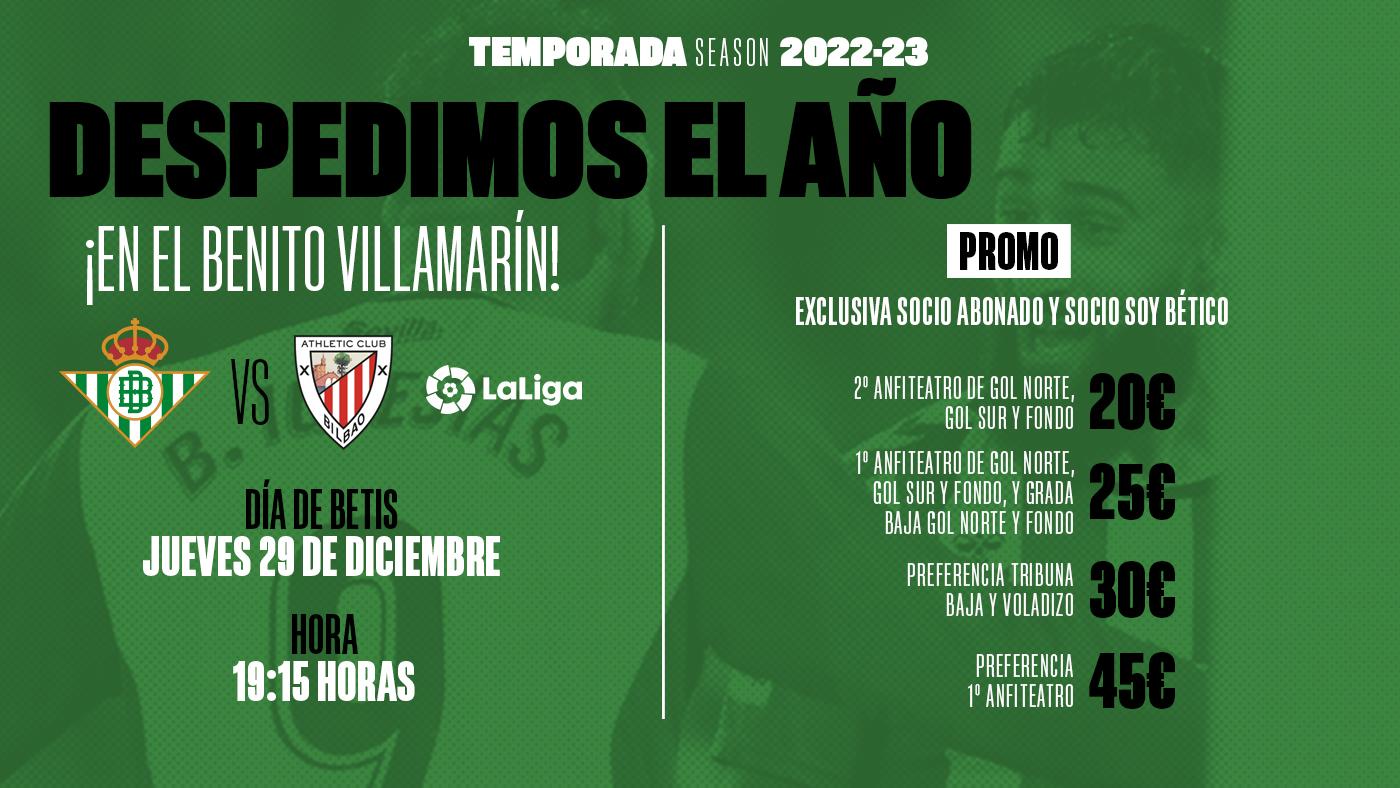 Promoción de entradas para el partido contra el Athletic Club