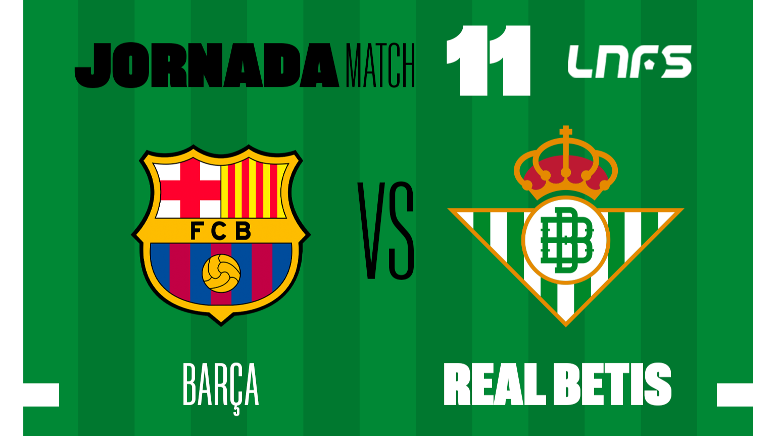 FC Barcelona - Real Betis Futsal, sábado 3 de diciembre a las 20:00 horas
