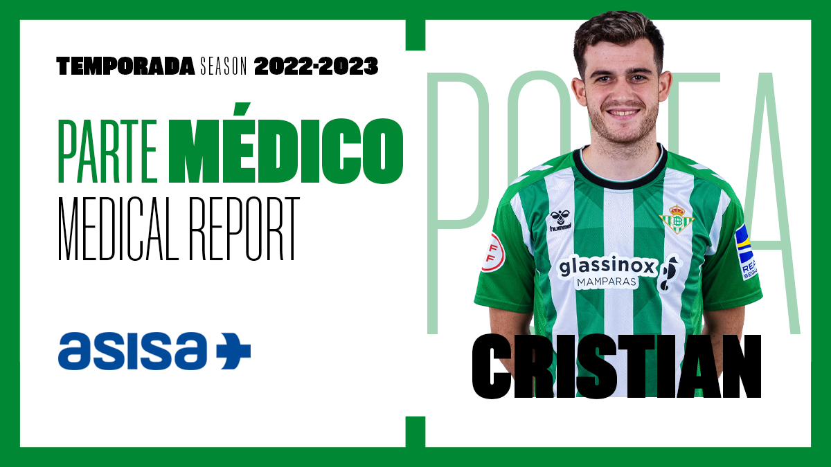 Cristian Povea sufre un esguince grado II en su tobillo derecho