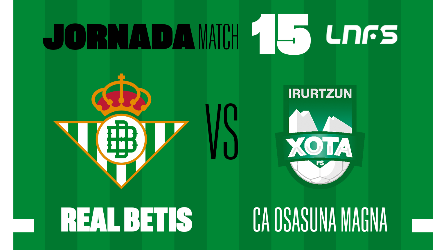 Real Betis Futsal - CA Osasuna Magna, miércoles 21 de diciembre a las 20:30 horas