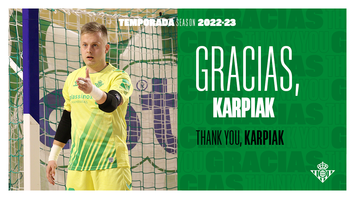 Marek Karpiak deja de ser jugador del Real Betis Futsal