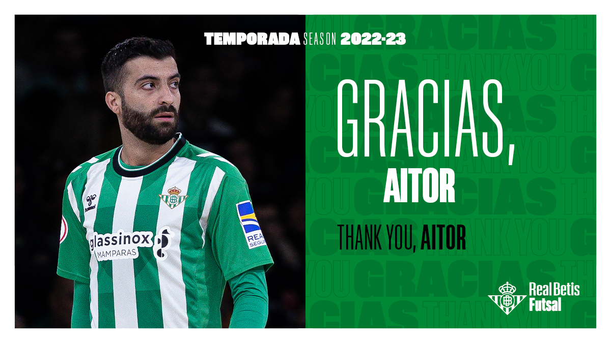 Aitor Blanco deja de ser jugador del Real Betis Futsal