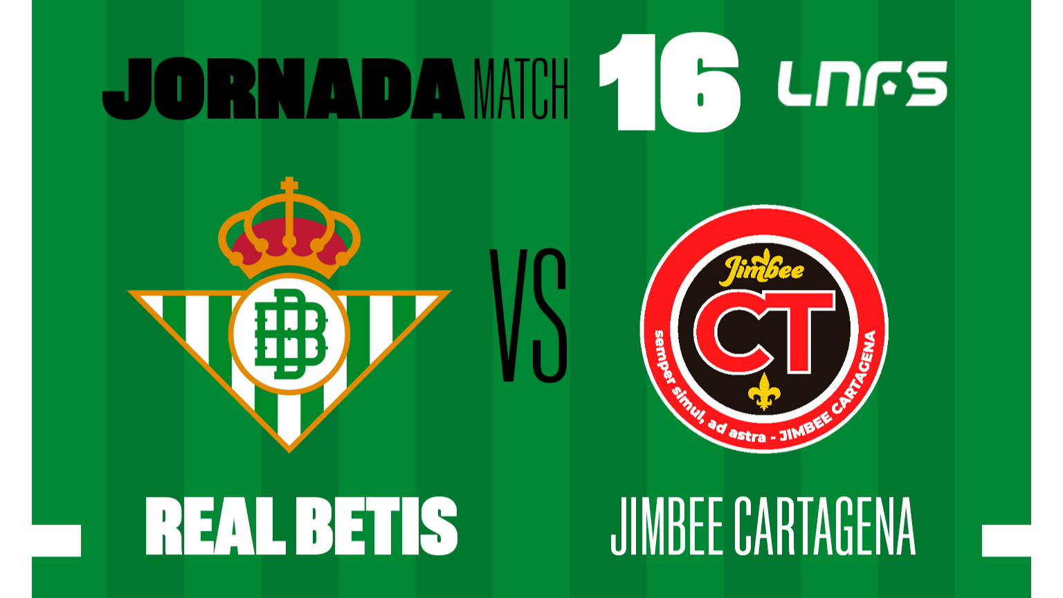 Real Betis Futsal - Jimbee Cartagena, viernes 13 de enero a las 20:00 horas