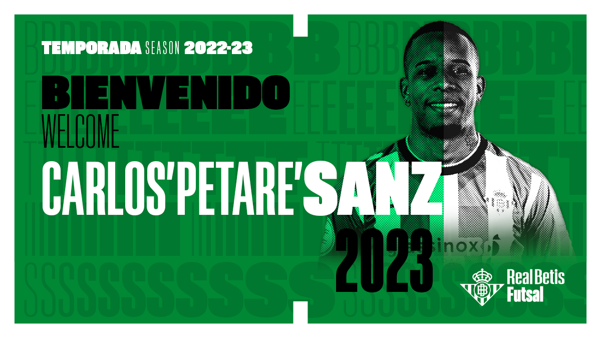 Carlos 'Petare' Sanz, nuevo jugador del Real Betis Futsal