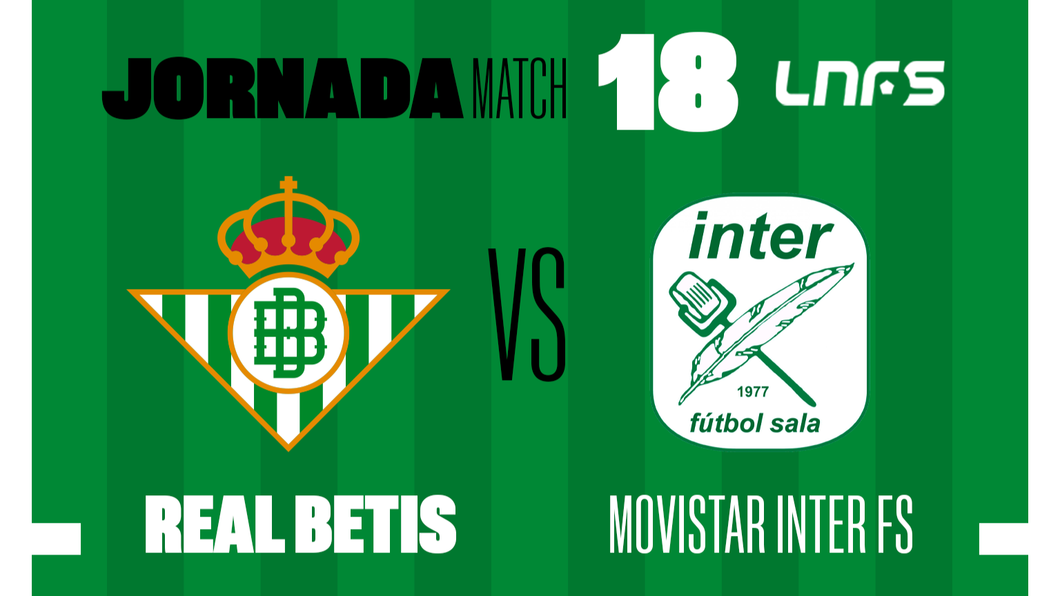 Real Betis Futsal - Inter FS, viernes 27 de enero a las 20:00 horas