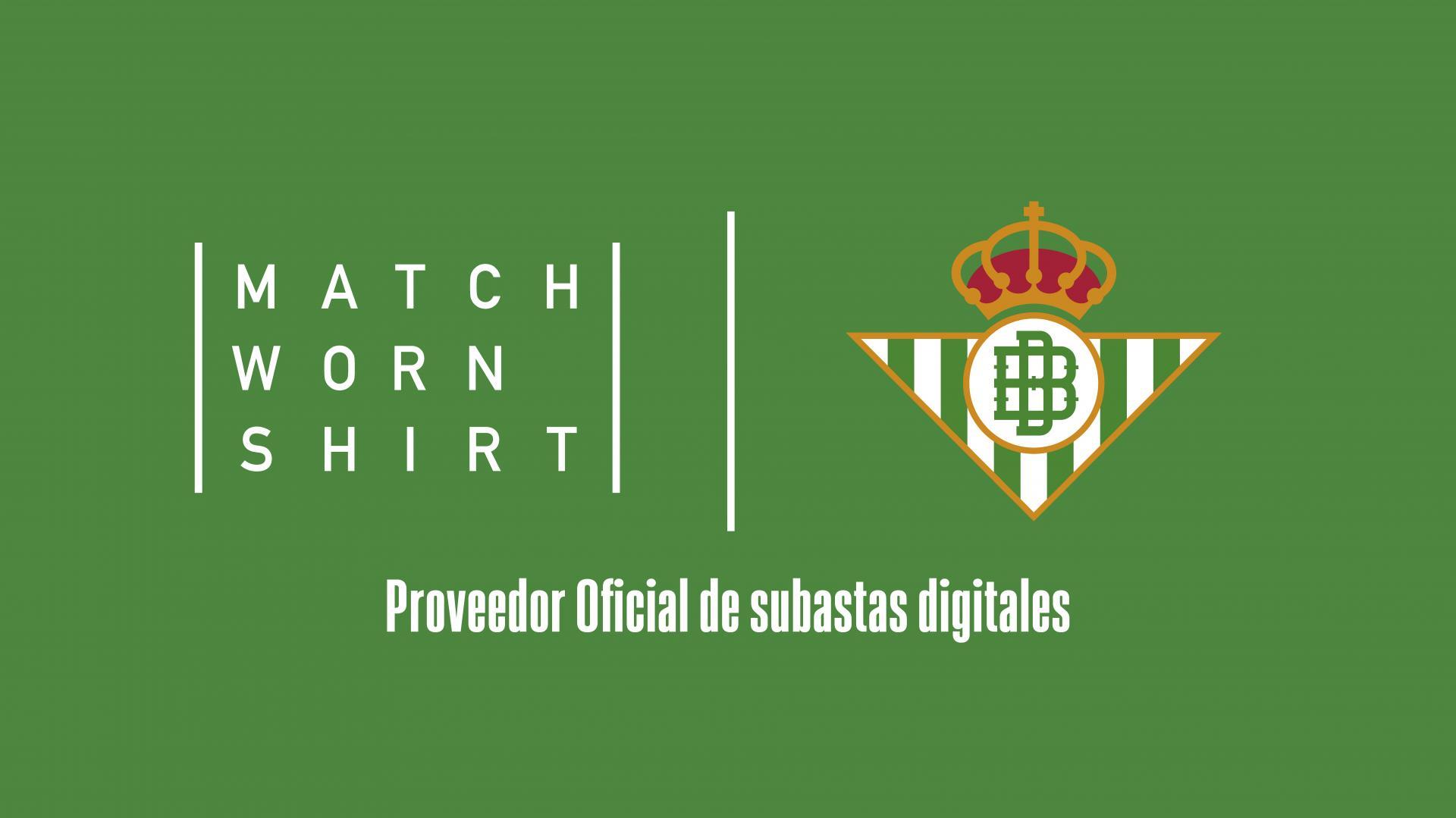 Las camisetas de los jugadores del Real Betis, a disposición de los aficionados de la mano de MatchWornShirt