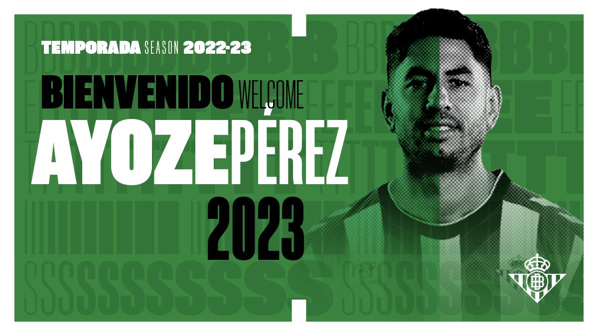 El Real Betis incorpora a Ayoze Pérez