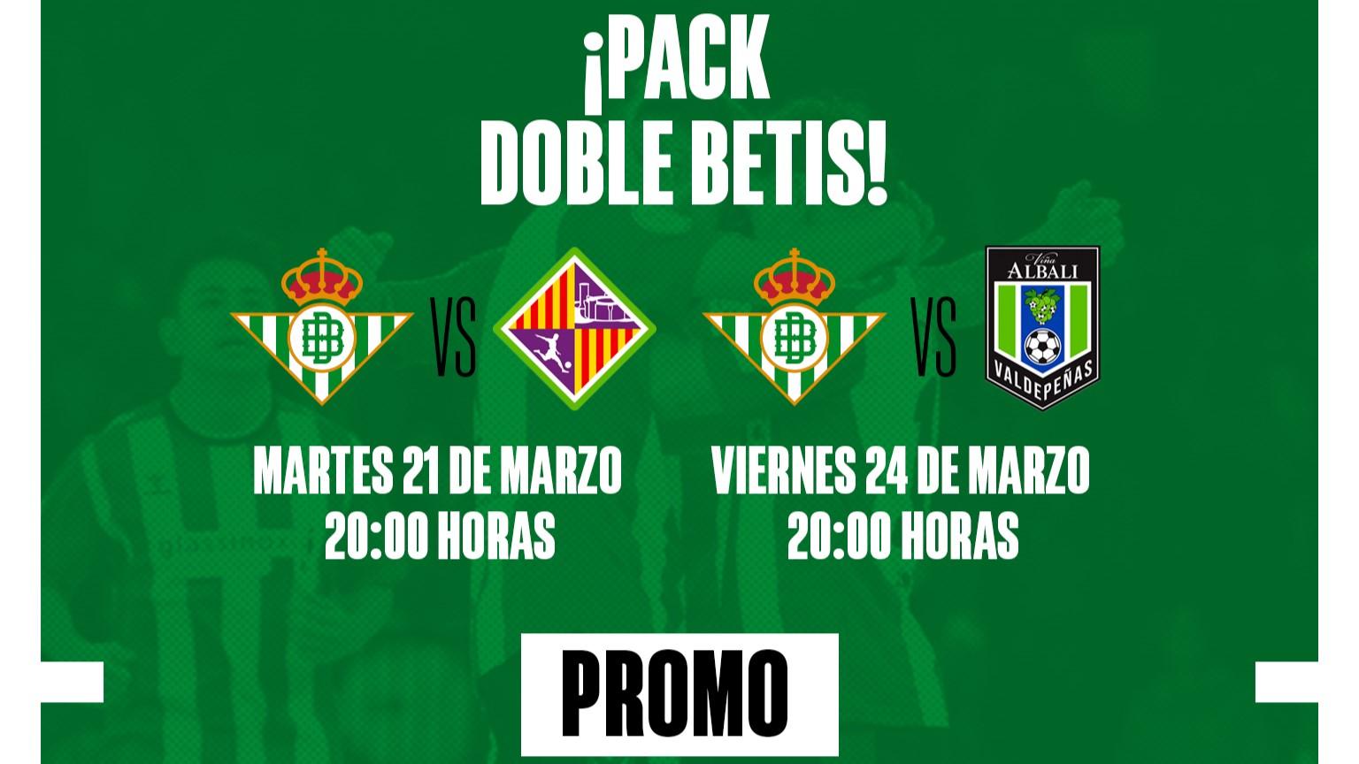 El Real Betis Futsal lanza la promo 'Doble Betis' para los duelos ante Palma Futsal y Viña Albali Valdepeñas