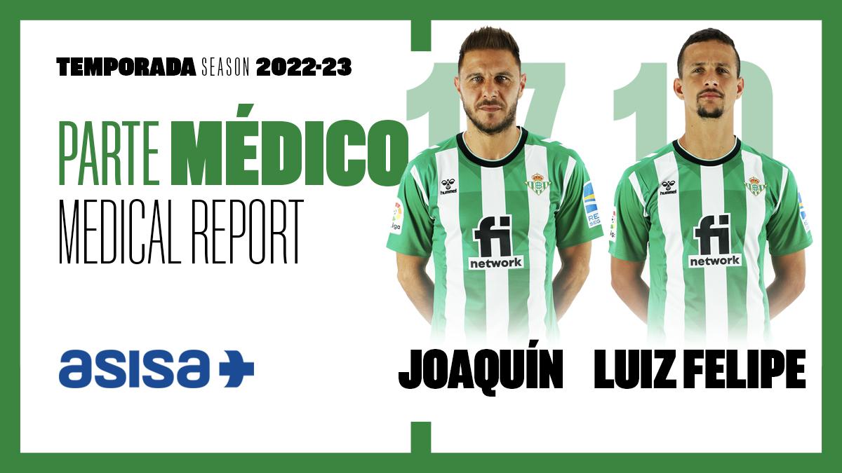 Parte médico de Joaquín y Luiz Felipe