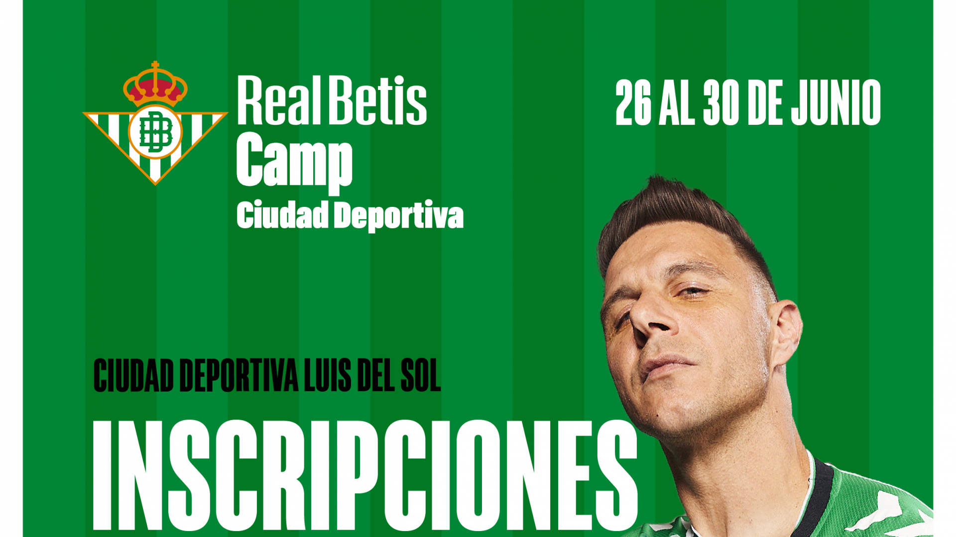 Abierto el plazo de inscripción para el campus de verano 2023 de la Escuela Betis en la Ciudad Deportiva Luis del Sol
