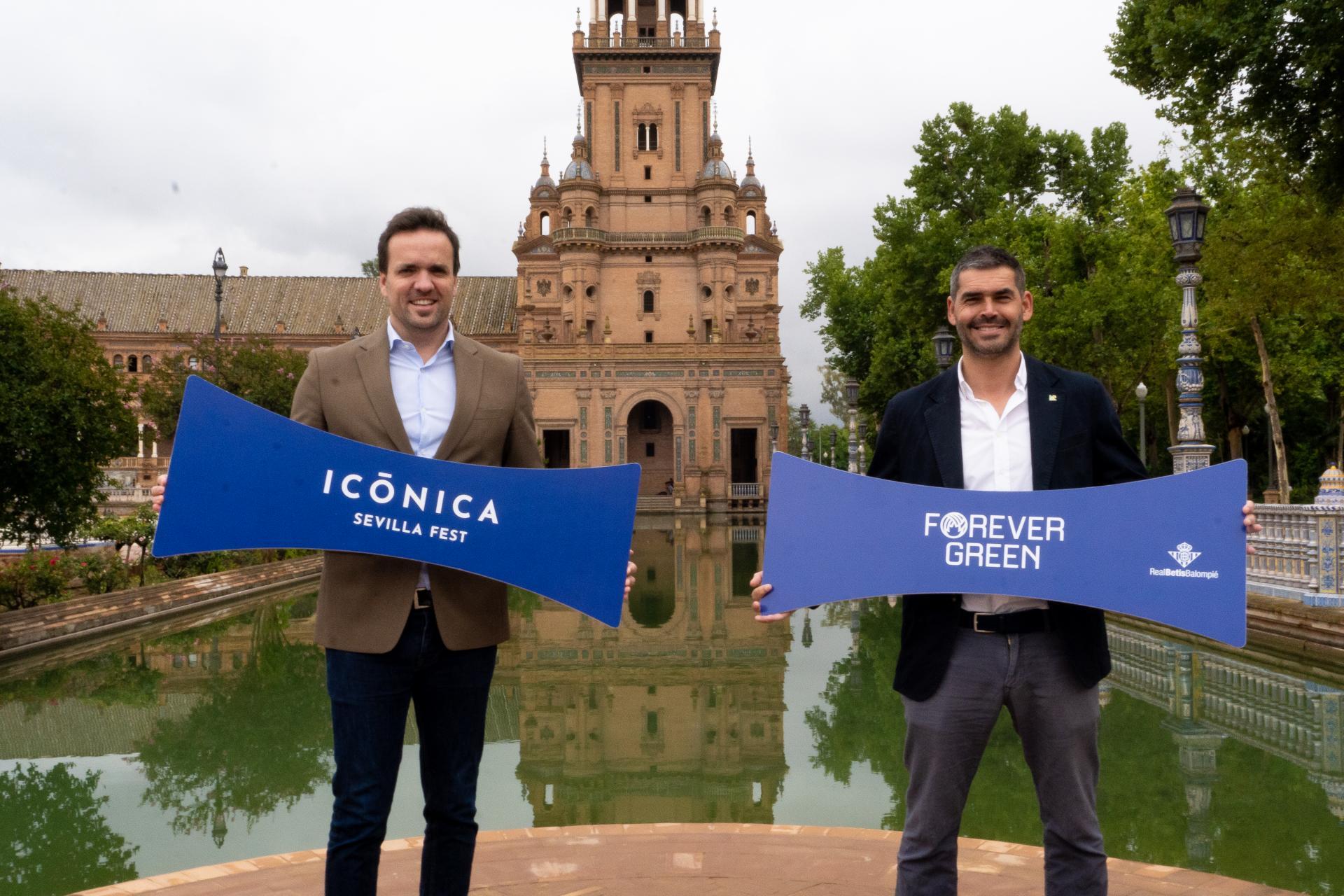 ICÓNICA Sevilla Fest y el Real Betis Balompié renuevan su compromiso, a través de Forever Green, para concienciar con acciones medio ambientales