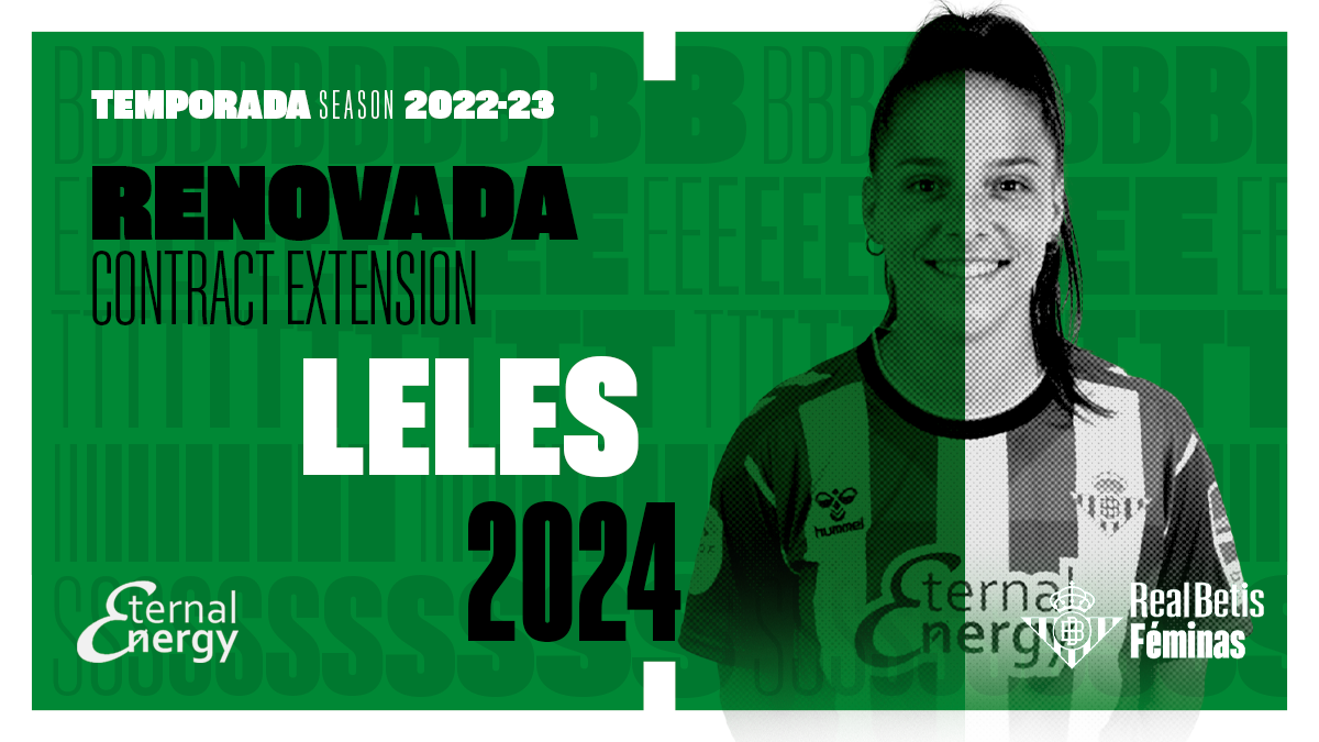 Leles Carrión renueva con el Real Betis Féminas hasta 2024