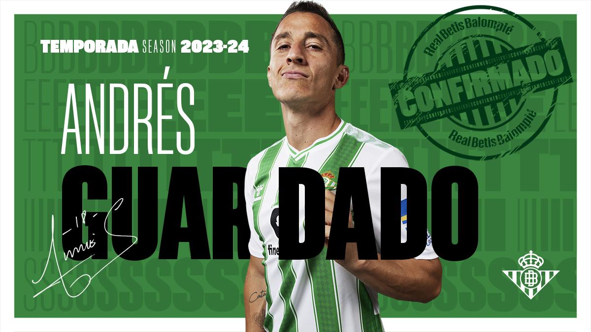 Guardado continuará en el Real Betis durante la temporada 2023/2024