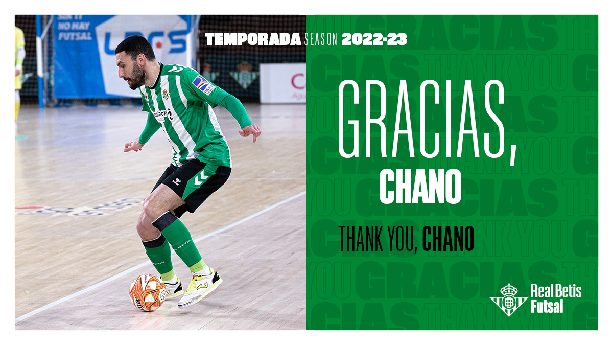 OFICIAL | Sebastián Vargas 'Chano' no seguirá en el Real Betis Futsal