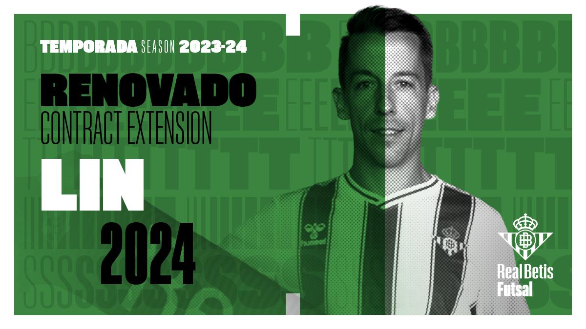 Lin seguirá un año más en el Real Betis Futsal