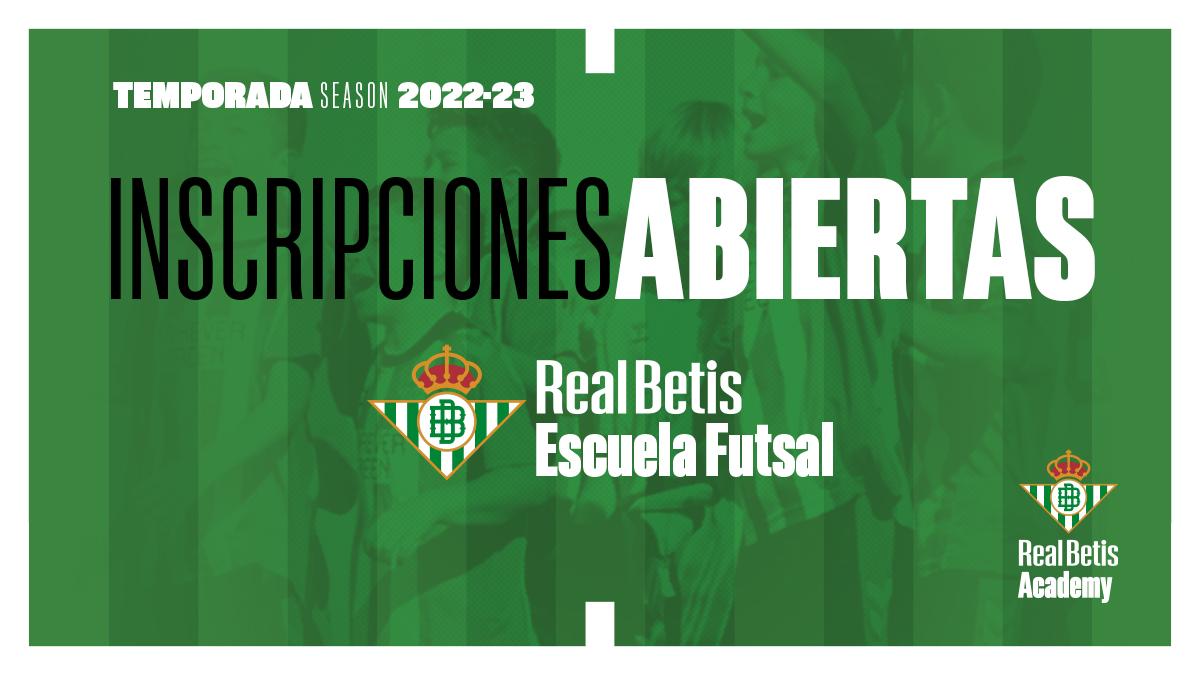 Real Betis Academy abre el plazo de inscripción de su primera Escuela de Futsal