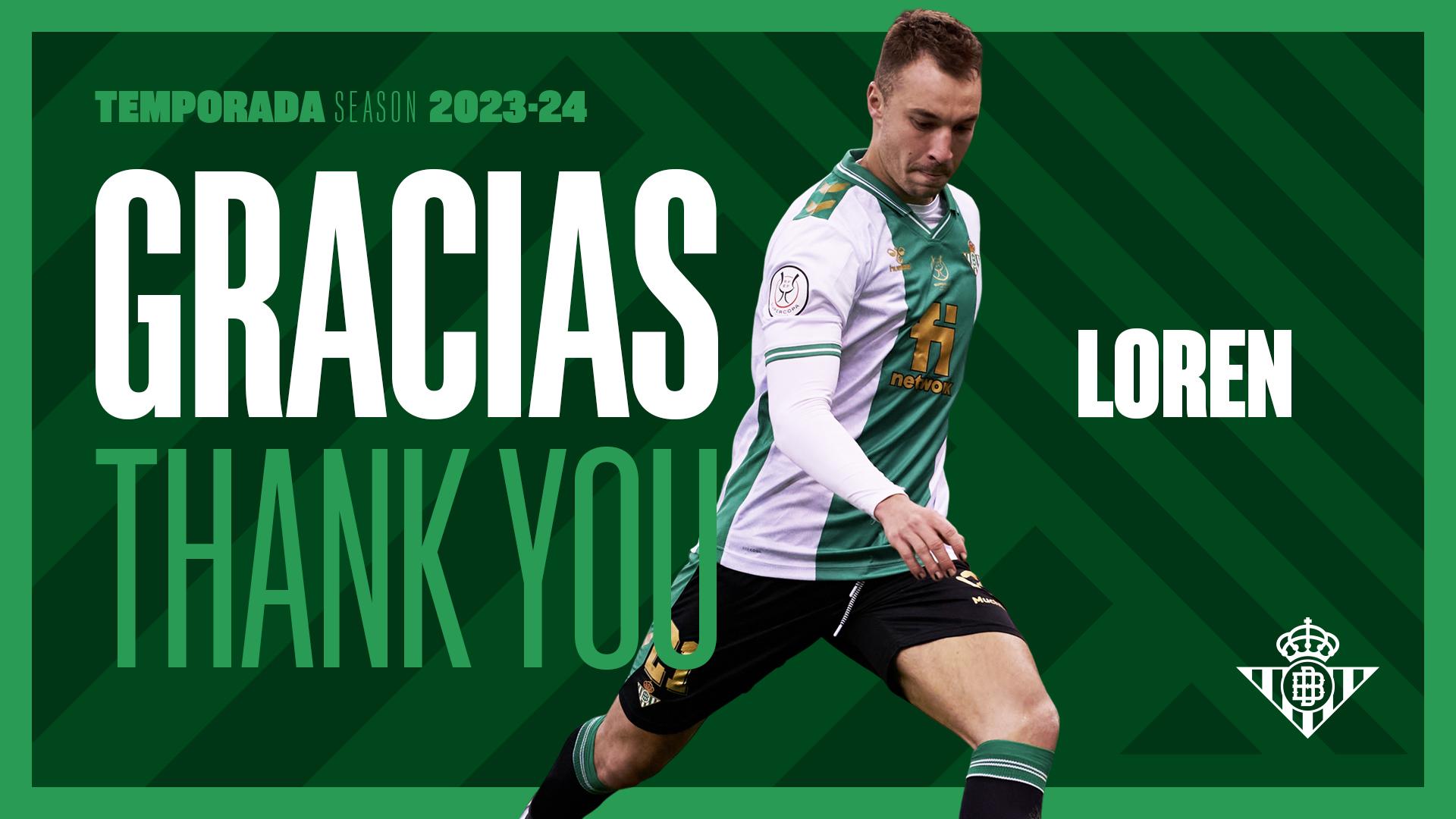 Loren deja de pertenecer al Real Betis 