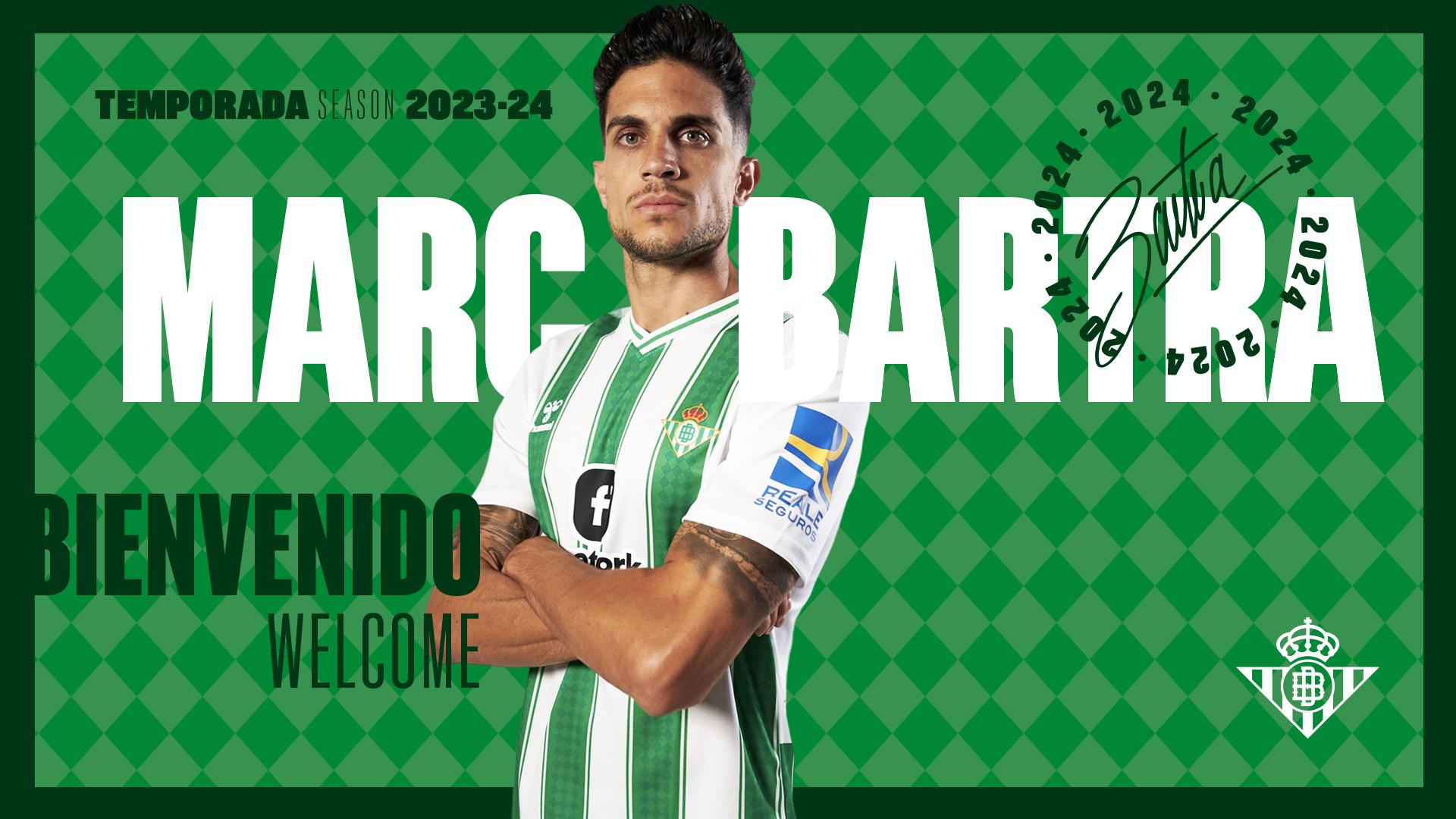 Marc Bartra, cuarta incorporación del Real Betis para la próxima temporada