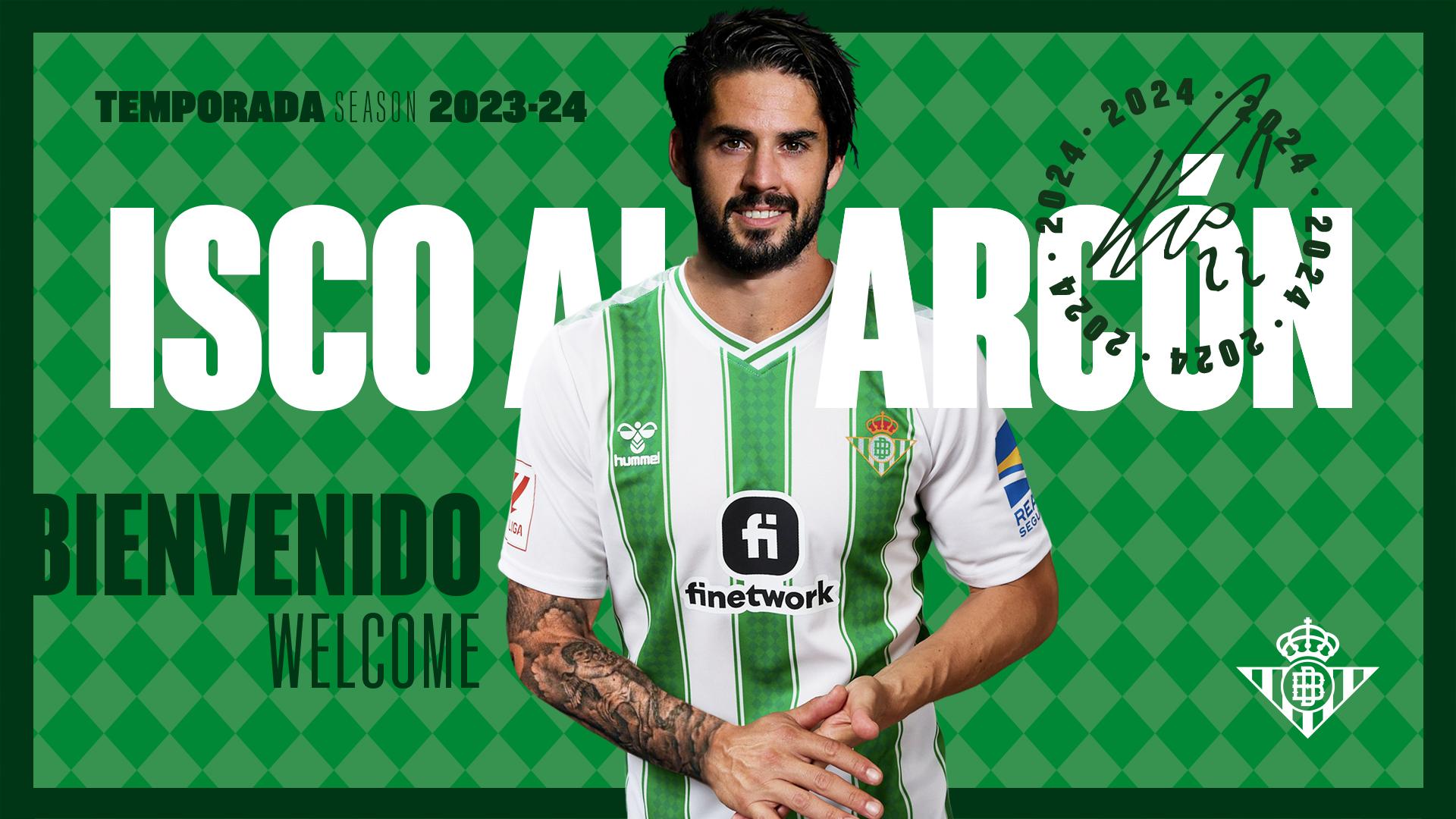 Isco, nuevo jugador del Real Betis Balompié