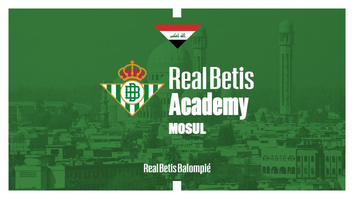 El Real Betis estrena nueva academia en Mosul, el tercer proyecto deportivo verdiblanco en Iraq