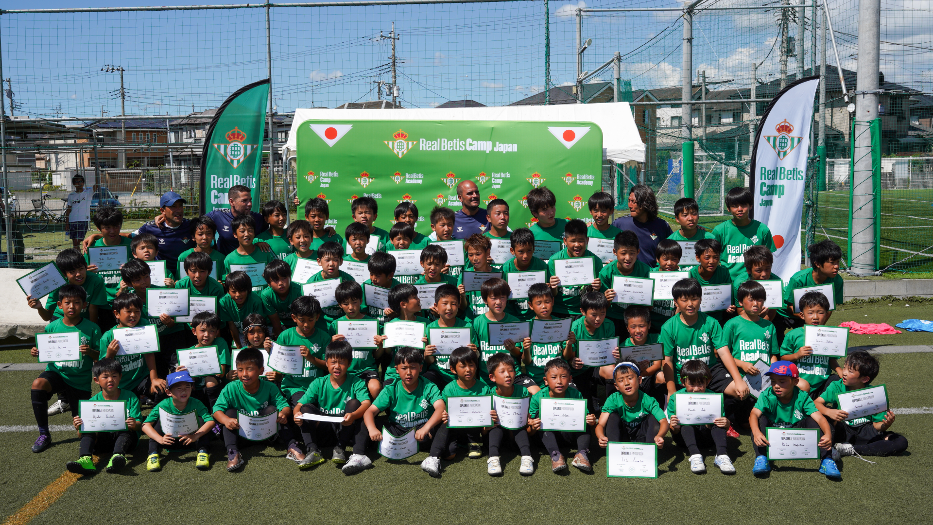 El Real Betis vuelve a conquistar Japón con la celebración de dos campus de fútbol