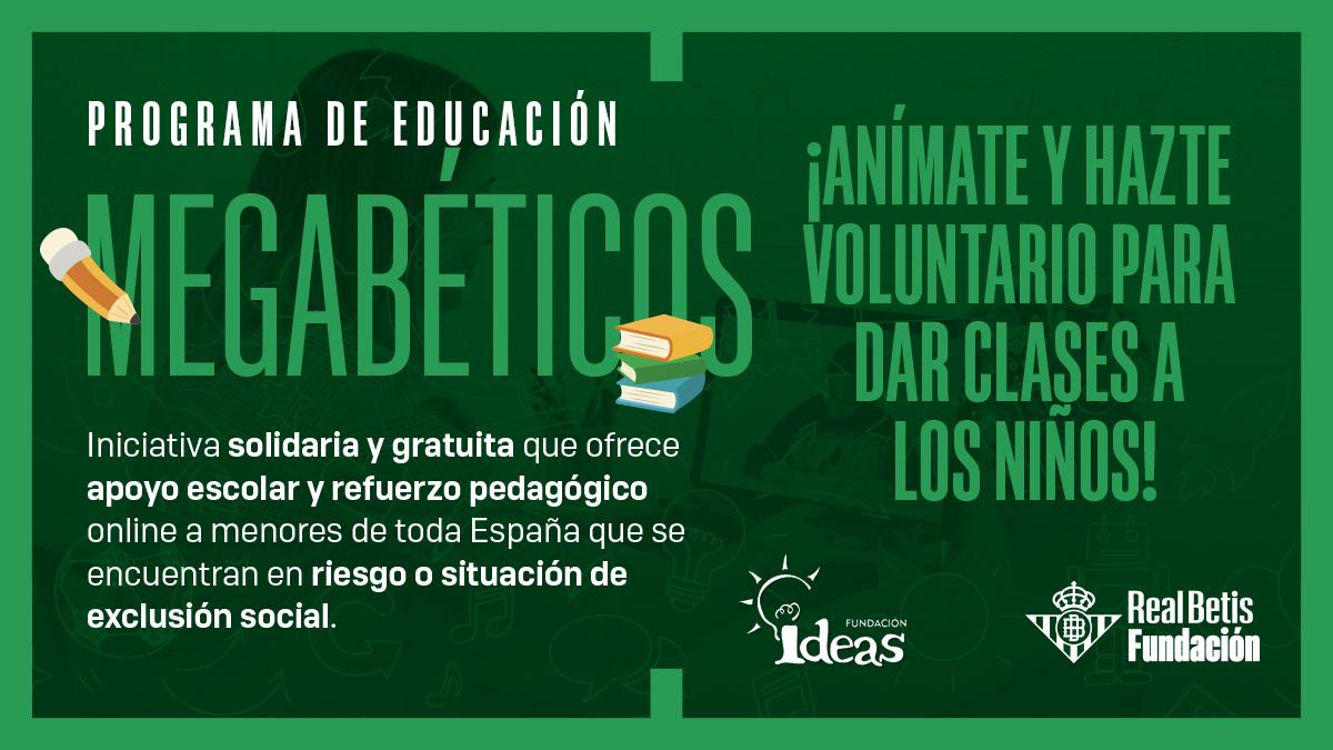 La Fundación Real Betis en búsqueda de profesores megabéticos 