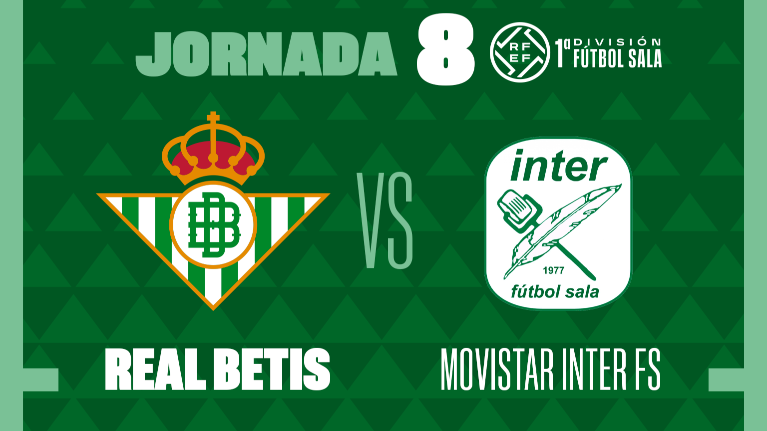 Real Betis Futsal - Movistar Inter FS, sábado 28 de octubre a las 13:00 horas