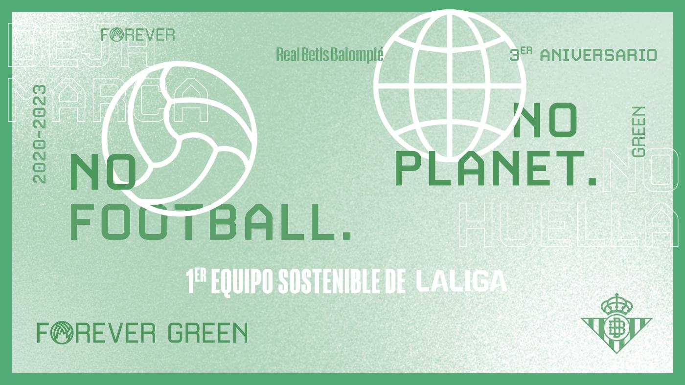 El Real Betis Balompié celebra el tercer aniversario de Forever Green