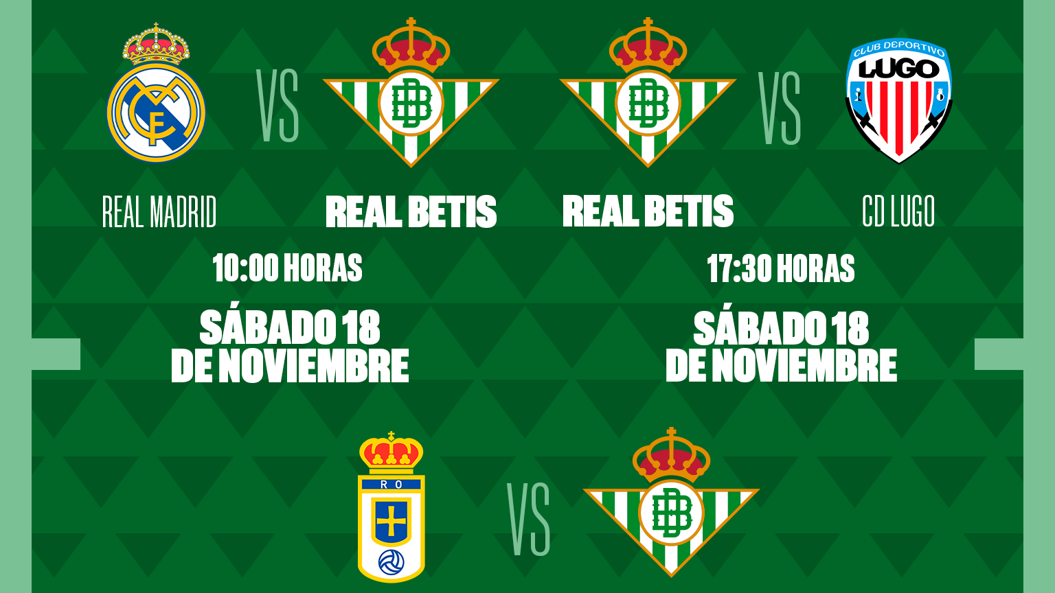 Los rivales del Real Betis Genuine para la primera fase de la temporada que se celebrará en Tarragona
