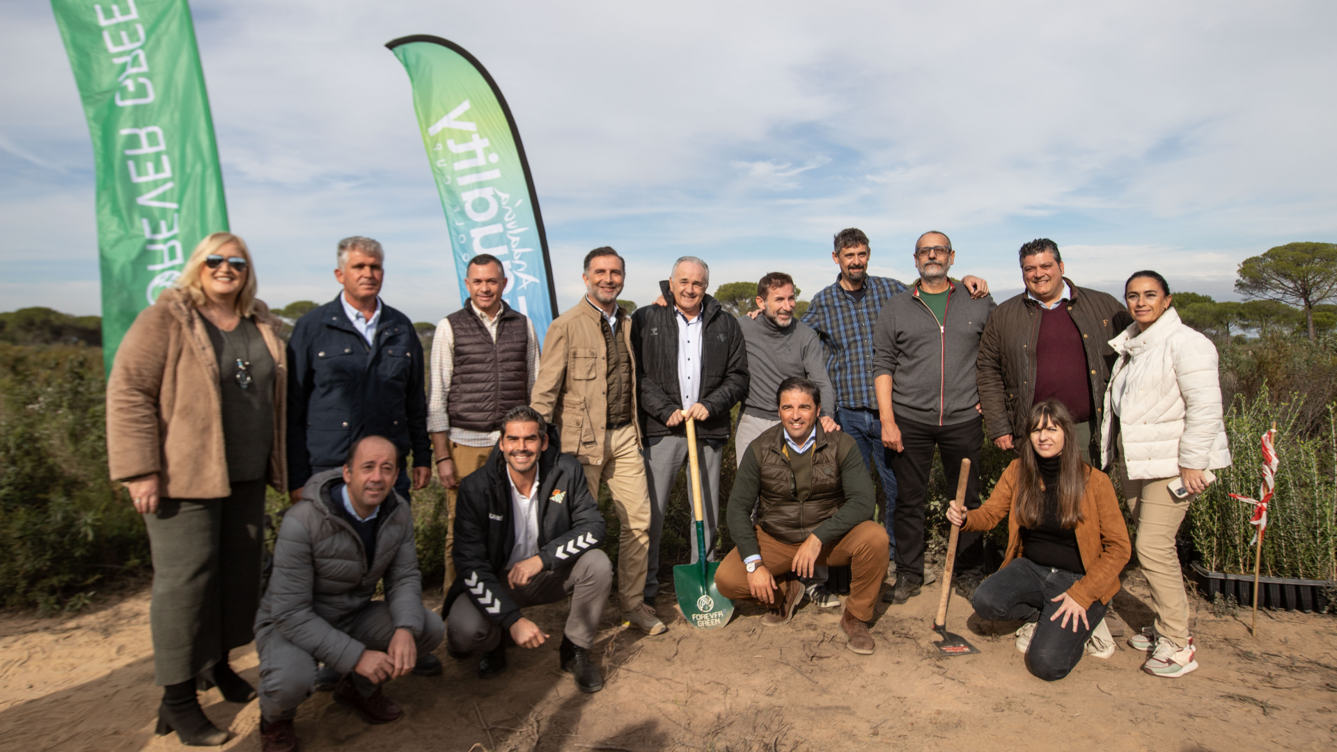 El Real Betis Balompié, a través de Forever Green, realiza una reforestación en Doñana