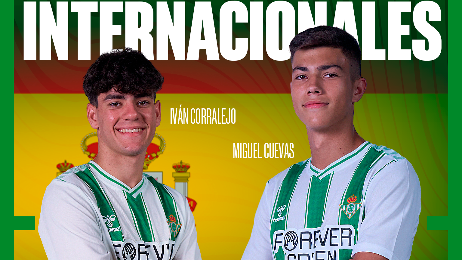Iván Corralejo y Miguel Cuevas, convocados por la selección española sub-17